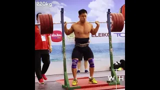 Lu Xiaojun 0-270kg / 595lb Squat