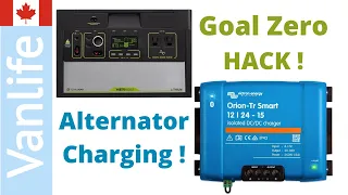 Goal Zero Hack - Alternator Charging using Victron Orion DC-DC Converter