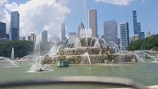 Buckingham Fountain. Opening shot from Married With Children