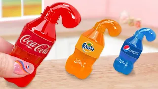 So Sweet Honey COCA or PEPSI or FANTA Jelly  🍯 Miniature fruit jelly dessert recipe | Min Cakes