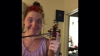 One Take Duets Day 44 - Bohemian Rhapsody (on a badly played Baroque violin)