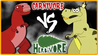 The Jurassic | MEAT EATERS VS PLANT EATERS | Dinosaurs Cartoons for Children & Kids | I'm A Dinosaur