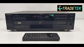 Sony CDP-C335 5-Disc CD Player - First Look & Demo!