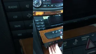 Where is CD player in Mercedes e240 2012?