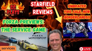 GG126: Forza "Not At Launch" Edition Previews/ Starfield Reviews Plummet/Embracer To Sell Gearbox?