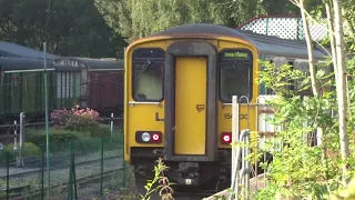 Class 150 departs Betws-y-coed for Blaenau Ffestiniog  (Transport for Wales, Ex-arriva)