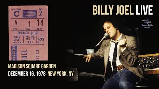 Billy Joel - LIVE at Madison Square Garden - December 16, 1978
