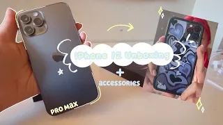 Unboxing iPhone 12 Pro Max Graphite 128 GB (aesthetic + asmr) | Kelly Nguyen