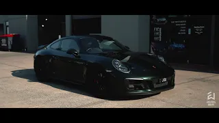 Porsche 911 Metallic Midnight Green Wrap - Exclusive Wraps