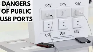 Dangers of Public USB Ports (Juice Jacking)