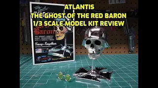 Atlantis The Ghost of the Red Baron Tom Daniel 1/3 Scale Model Kit Build Review M220