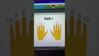 Multiplication Hand Tiktok Teacher Trick