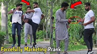 Forcefully Marketing Prank | Epic Reactions | LahoriFied