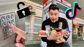 Süßigkeiten KOSTENLOS aus Automaten bekommen😍 ich teste VIRALE Tik Tok Lifehacks! ZUM NACHMACHEN😍