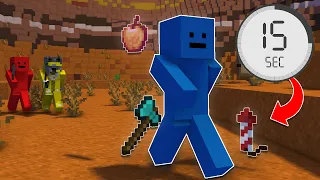 Minecraft Manhunt, But You Get A Random Item Every 15 Seconds...