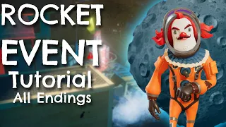 Secret Neighbor Rocket Event WALKTHROUGH! | How to get Basic + True Ending!