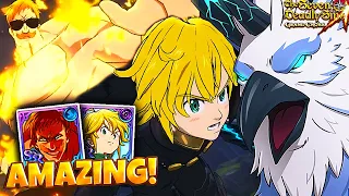 MAKING DEMONIC BATTLE A JOKE!!! THE ONE + MELIODAS BIRD SLAYERS! | Seven Deadly Sins: Grand Cross