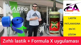 Lastik patlamasına çözüm, Formula x ve Lastik zırhı uygulaması,Elektrikli Bisiklet RKS, Arora, Volta