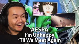 aespa - ‘I’m Unhappy’ & ‘'Til We Meet Again’ Special Video | REACTION