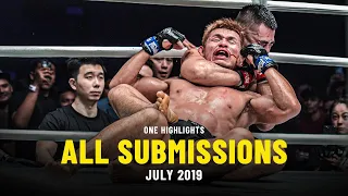 All Submissions In July 2019 | ONE Full Fights