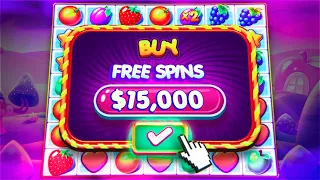 BUYING a $15,000 Fruit Party BONUS! (15K Bonus Buy Series #2)