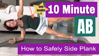 10-minute Core: Side Planks & Love Handles | Women Over 50