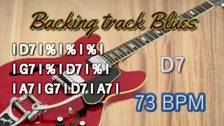 BACKING TRACK BLUES IN D