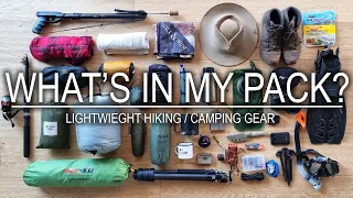 Whats In My LIGHTWEIGHT BACKPACK / Hiking & Camping Gear Loadout