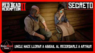 Red Dead Redemption 2 - Uncle Hace Llorar a Abigail al Recordarle a Arthur - Secreto