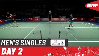 TotalEnergies BWF Sudirman Cup 2021 | Lee Zii Jia (MAS) vs Johnnie Torjussen (ENG) | Group D