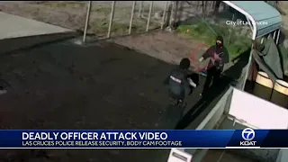 Las Cruces police release video of moments before a deadly attack on an officer