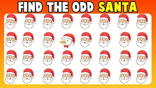 Find the ODD One Out - Christmas & New year Edition 🎄🎅 25 Levels Emoji Quiz