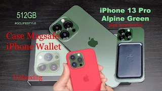 Unboxing iPhone 13 Pro Alpine Green and Accessories