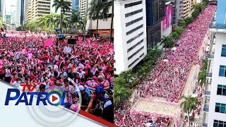 #Halalan2022: Campaign rally ng Robredo-Pangilinan tandem sa Pasig, dinagsa | TV Patrol