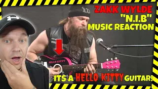 WHAT THE HELL IS HE PLAYING?? 🤣 Zakk Wylde - N.I.B ( Black Sabbath Cover)[ Reaction ] | UK REACTOR |