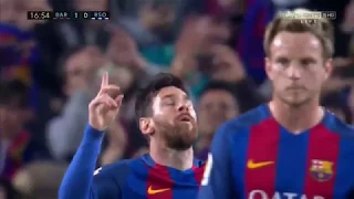 Messi Goal Vs Real Sociedad - 2016/17 Season