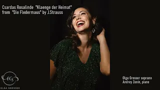 Csardas Rosalinde "Klaenge der Heimat" from "Die Fledermaus" by J.Strauss