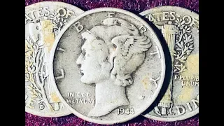 1944 Mercury Dime (90% Silver)