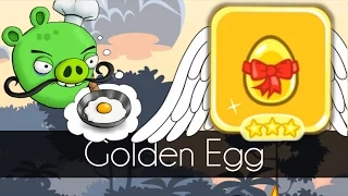 Bad Piggies - 3 STARS GOLDEN EGG UNLOCKED (Hidden Loot Crates)