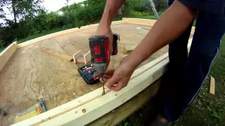 Building an Outdoor Square Timber Sauna