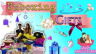 Gift Unboxing of anniversary Party / Mr Mrs Narula