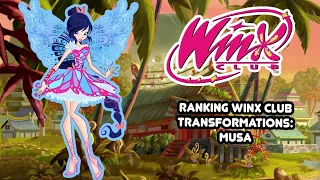 Ranking Winx Club Transformations: Musa