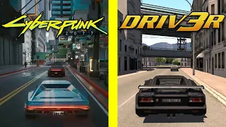 Cyberpunk vs DRIV3R - Crash, Driving & Physics (Comparison)