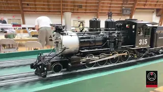 Accucraft D&RGW C18 Live Steam Running at 2023 Summer Steam Up