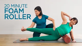 20 min Foam Roller Workout | Intermediate Full Body Pilates