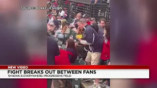 Ballpark brawl: Fight breaks out between fans at Cleveland Guardians game