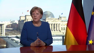 Bundeskanzlerin Angela Merkel mit emotionaler Ansprache an die Nation!