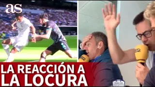 La REACCIÓN DE RONCERO a la LOCURA DE RODRYGO en el SEGUNDO GOL | DIARIO AS