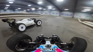 RC Car Chase Electric vs. Nitro [GoPro Hero 8 onboard action] [Ryan Lutz] with crashes and music!