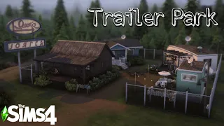 I built a trailer park in Moonwood Mill! || Sims 4 Speedbuild || CC List w links || Realistic